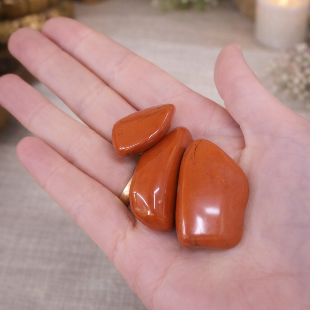 Rodado de Jaspe Rojo Natural