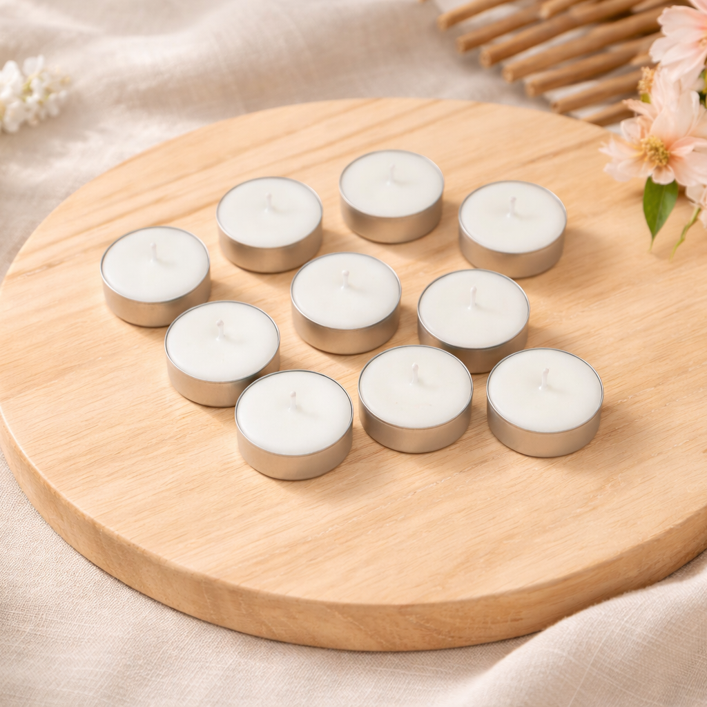 Pack de 6 Velas de Té Artesanales de Cera de Soja