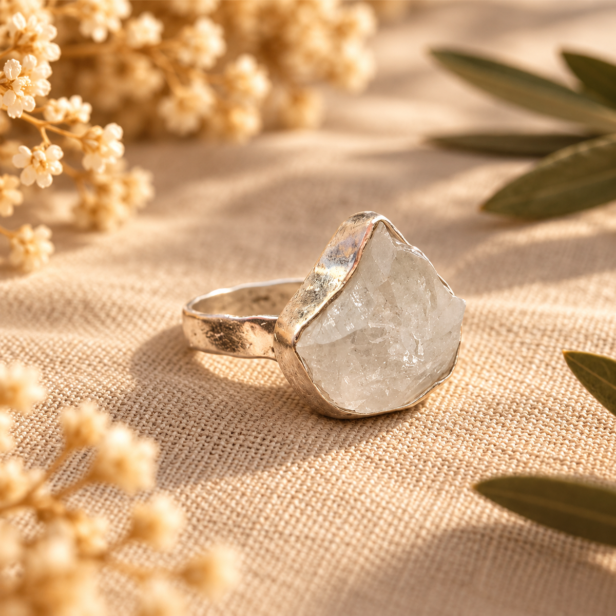 Herkimer · Anillo Chispa · Plata 925