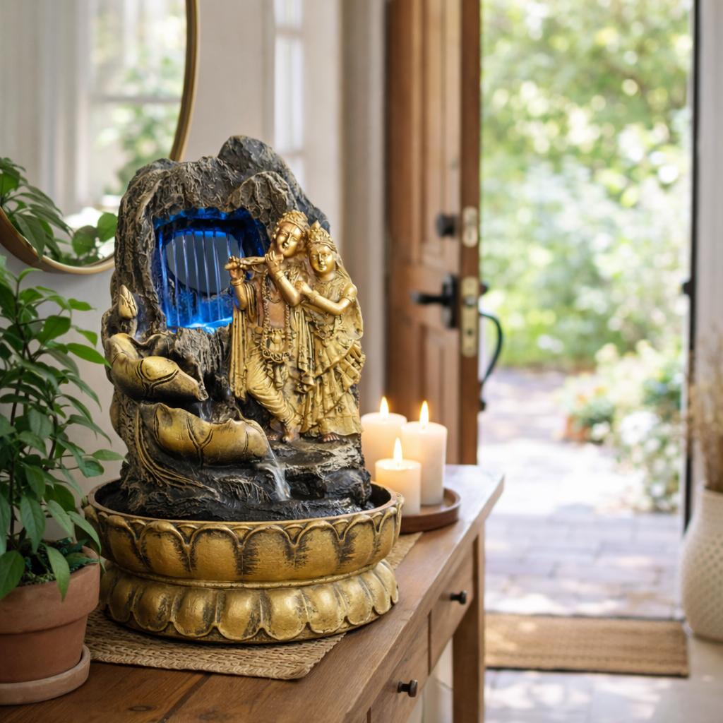 Fuente Decorativa con Figura
