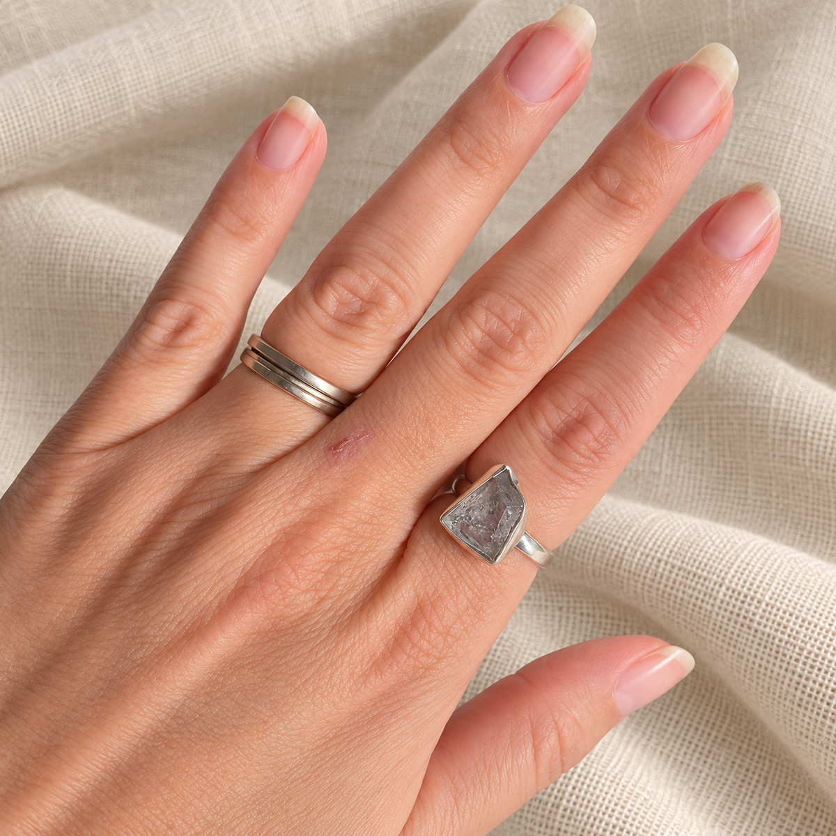 Herkimer · Anillo Manantial · Plata 925