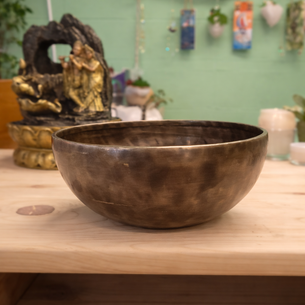Cuenco Tibetano Moon de 39 cm | 7 Metales Artesanal