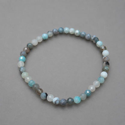 Pulsera Facetada de Esmeralda Verde Natural 4 mm – El Águila y el Cóndor