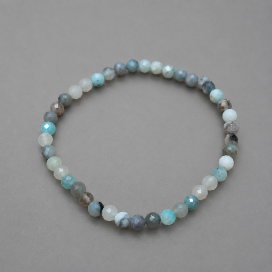 Pulsera Facetada de Esmeralda Verde Natural 4 mm – El Águila y el Cóndor