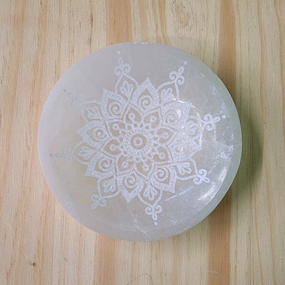 Cuenco de Selenita Natural 10cm